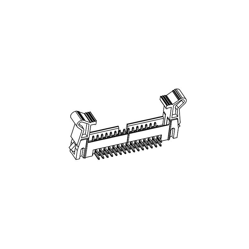 PH2.00mm Shround Header Dual  row Hight Right Angle series